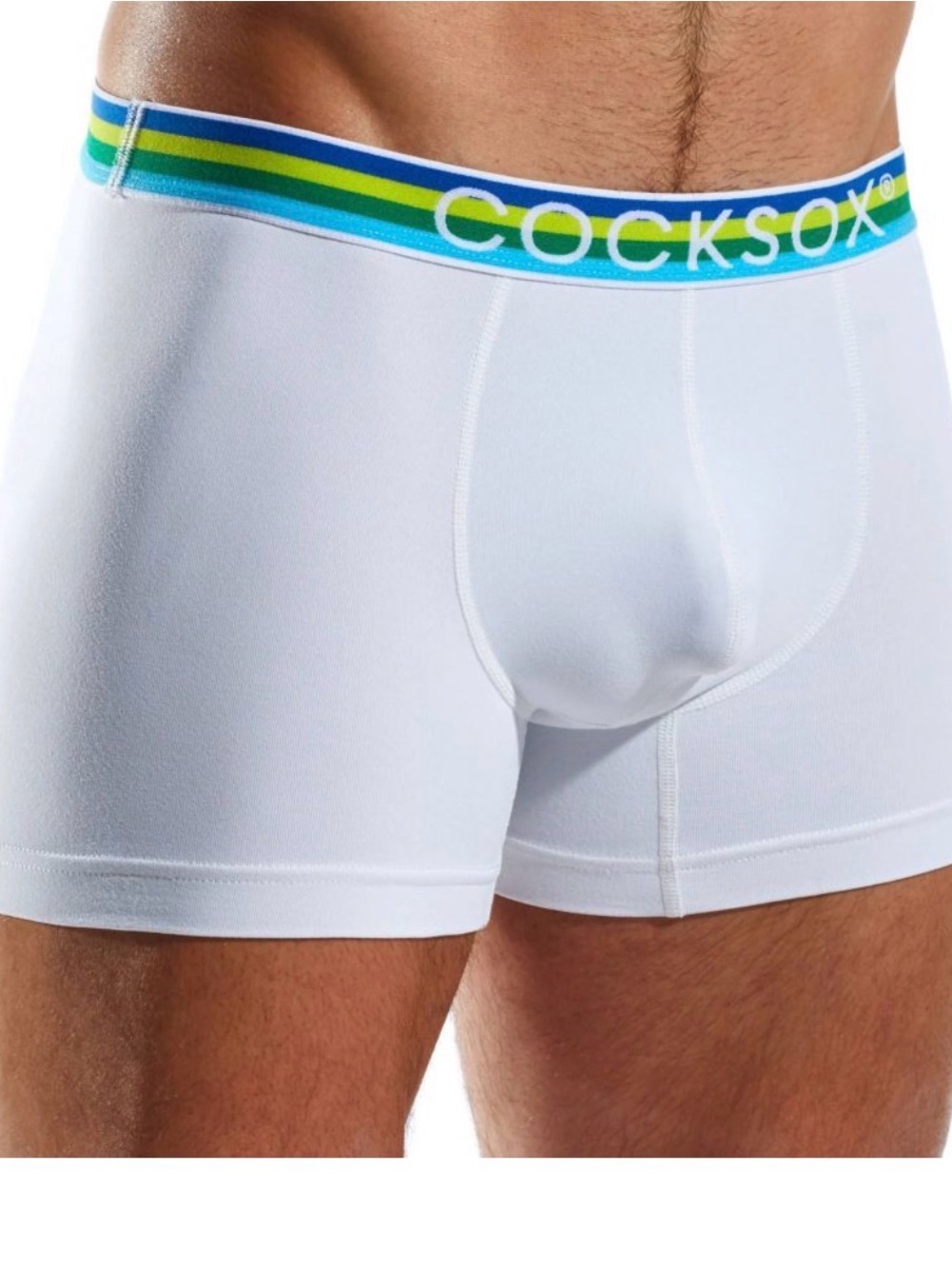 NWT CX12 Size Small COCKSOX Men's Contour Pouch Boxer Brief – Polo White